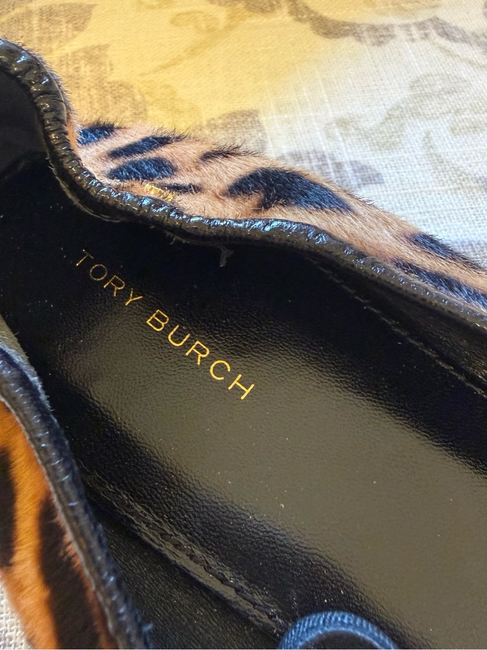 Tory Burch ✨Like New✨ Leopard Calf Hair Runway Ballet Flats size 9 - Picture 8 of 12